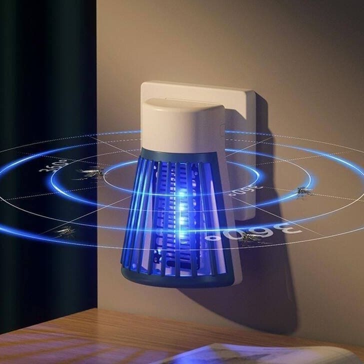 Socket Mosquito Lamp, UV Light Fly Mosquito Trap Racket, Plug In Mosquito Killer Device, Electric Mosquito Trap Lamp, Multipurpose Powered Electronic Bug Zappers Socket Mosquito Lamp, UV Light Fly Mosquito Trap Racket, Plug In Mosquito Killer Device, Electric Mosquito Trap Lamp, Multipurpose Powered Electronic Bug Zappers